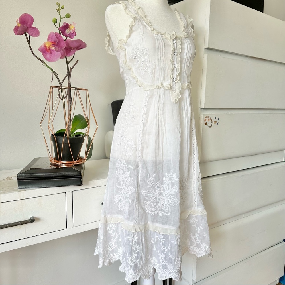 piluca bayarri ibiza white Dress